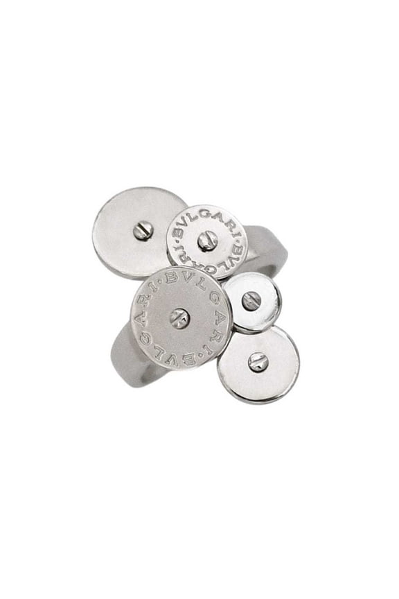 Pre-Owned Bulgari Cycladi Ring, White Gold (WG), Size JP13, 750 18K, BVLGARI