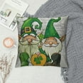 thumbnail image 2 of TIAOTIAOHOU  St Patricks Day Pillow Covers Gnome Shamrock Pillow Covers Clover Irish Pillow Case Spring Decorative for Home Shamrock Lucky Clover St Patricks Decorative, 2 of 5