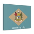 thumbnail image 4 of Delaware State Flag Canvas Vibrant Wall Art Unframed Home Decor, 4 of 13
