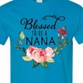 thumbnail image 4 of Inktastic Blessed to Be a Nana with Pink Flowers T-Shirt, 4 of 5