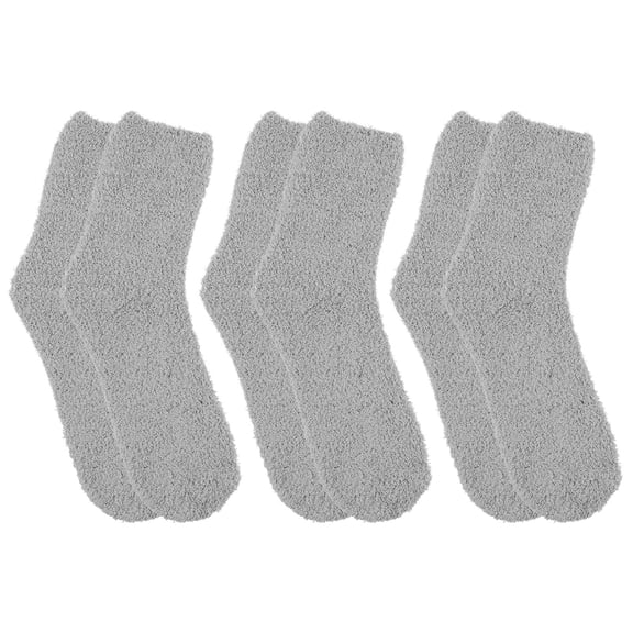 LOLIPPYY 3 Pairs Mens Bed Socks Warm Fluffy Coral Fleece for Casual Sports