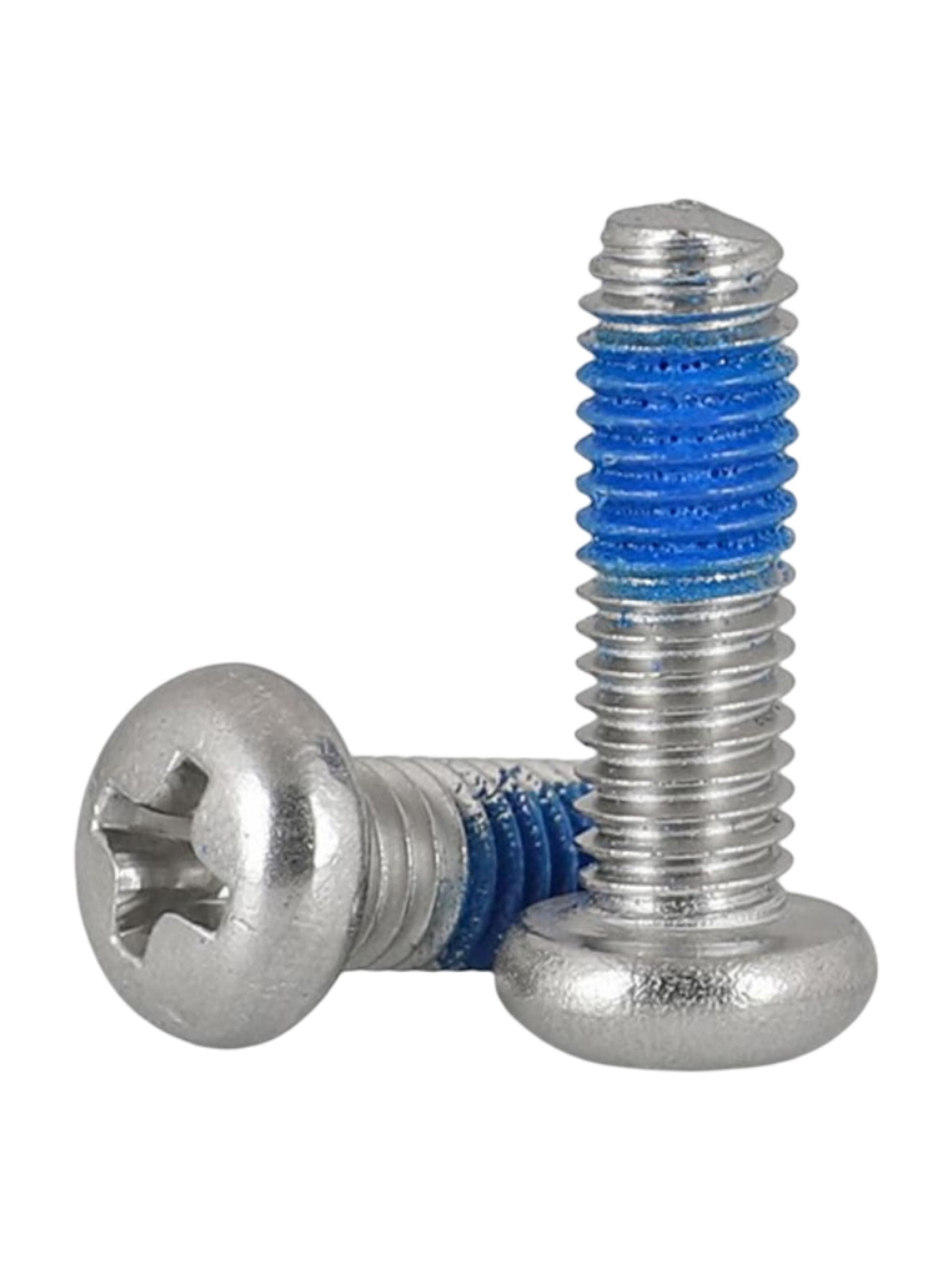 (20pcs) 304 Stainless Steel Round Head Cross Dispensing Anti-Dislodging Bolts M6x12mm