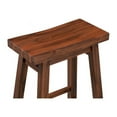 thumbnail image 3 of Boraam Sonoma Counter Height Backless Kitchen Bar Stools - Chestnut Wire-Brush Set of 2, 3 of 7