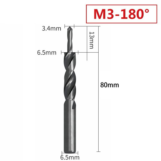 90/180 Degree Hss Counterbore Spiral Step Drill Bit For Metal Drillingchamfering