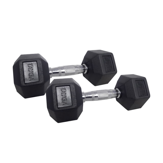 Par Mancuernas Hexagonales Tayga 20 Lb