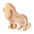 thumbnail image 1 of Clearance Wooden Bank Cartoon Bank Dinosaur Bank Saving Bank Acrylic Coin Bank Wooden Christmas Birthday Gift, 1 of 2