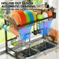 thumbnail image 4 of ADBIU Stainless Steel Foldable Dish Drying Rack, 4 of 8
