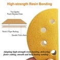 thumbnail image 2 of 5-Inch 8-Hole Hook and Loop Sanding Discs 120-Grit Random Orbit Sandpaper, 100-Pack, 2 of 3