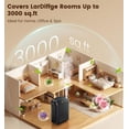 thumbnail image 3 of Waterless Essential Oil Diffuser 3000 Sq.Ft Coverage for Large Home Hotel Office, 400ml Cold Air Scent Machine for Aromathrapy, Bluetooth App Control, Quiet No-Noise Aroma Diffuser Wall Amount, 3 of 8