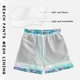 thumbnail image 5 of joogoo Boys Swim Trunks Palm Leaves and Shell Beach Board Shorts Drawstring Swimsuit S, 5 of 6