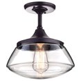 thumbnail image 2 of Bellagio Semi Flush Mount Plafonnier Verre École Fixture, 2 of 6