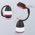 thumbnail image 3 of Lampe de Camping LED Multifonctionnelle, Lampe de Table Étanche IPX4, Lampe de Tente Portable Extérieure, Lanterne Combo LED Pliable Rechargeable, 3 of 5