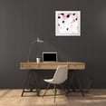 thumbnail image 3 of Vess, June Erica 12x12 White Modern Wood Framed Museum Art Print Titled - Pixel Pink II, 3 of 4