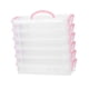 thumbnail image 5 of Estuche De Transporte Para Rotulador, Organizador De Marcadores De Colores, Estuche Para Bolígrafo Con Pincel Transparente, Hebilla Rosa, 5 of 8