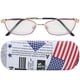thumbnail image 2 of Gafas de lectura BuyWeekMX bifocales montura morada para presbicia para personas mayores, 2 of 9
