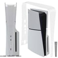 thumbnail image 1 of Dust Cover Net for PS5 Slim Console (Long Version) PS5 Slim Heatsink Barrier Pets Hair Anti-dust Cover Dustproof for PlayStation 5 Slim Optical Drive Version/Digital Version Accessories.(White), 1 of 5