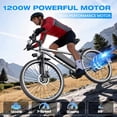 thumbnail image 2 of ASKGO 1200W Peak Electric Mountain Bike for Adults, 26" All-Terrain Tire, 48V 10.5Ah Removable Battery for 60-Mile Range, 7-Speed Gears with Front Suspension,UL2849,Free LOCK, 2 of 13