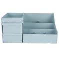thumbnail image 2 of Caja de almacenamiento de maquillaje, estuche de maquillaje profesional, organizador de belleza de escritorio para cosméticos, caja de almacenamiento de cosméticos resistente y duradera, 2 of 10