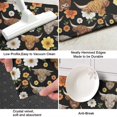 thumbnail image 3 of Black Highland Cow Flower Pattern Kitchen Rug Mat,Kitchen Runner Rugs Non Skid Washable,Decorative Kitchen Floor Mats for Kitchen,Sink,Laundry,17"X47", 3 of 5