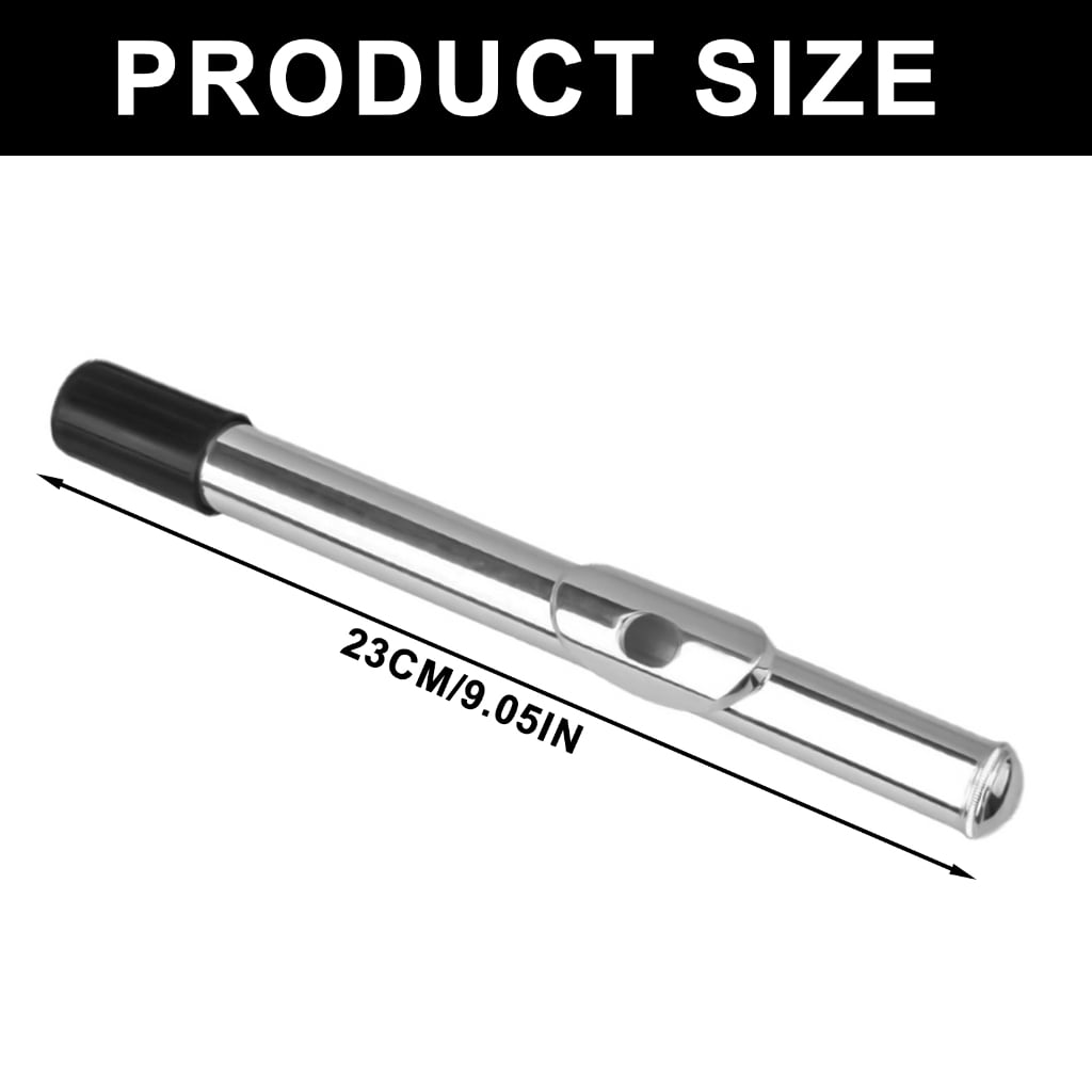 HGYCPP Silver Metal Flute Headjoint 23cm Professional Flute Head Joint Flute Part