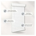thumbnail image 2 of Cordless, 2 Inch Faux Wood Blind, 47" Wide x 60" Long, Window Blinds, Blinds & Shades, Blinds for Indoor Windows, Smooth, Bright White - 47" x 60",Bright White, 2 of 6
