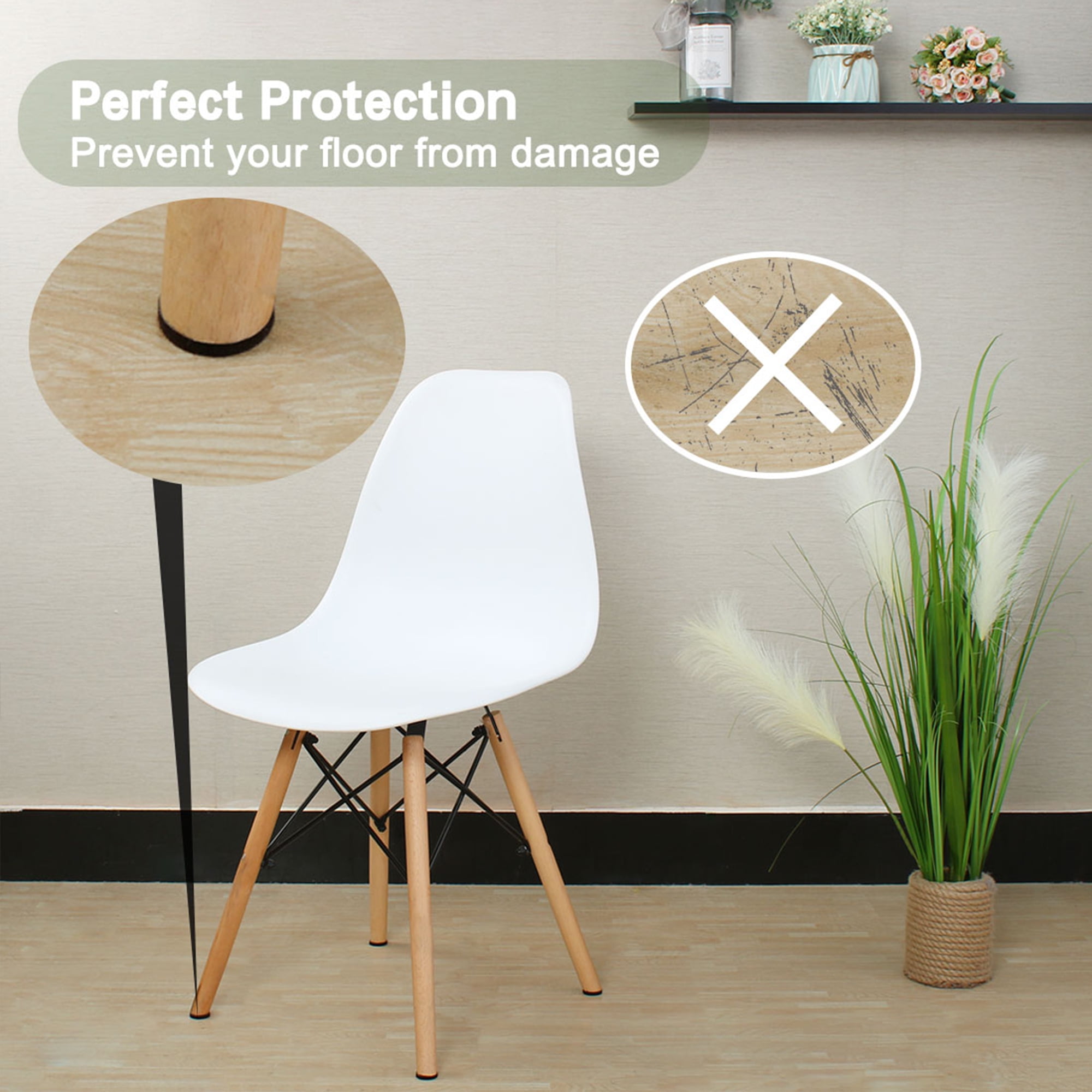 Details about   Silicone Furniture Leg Protection Cover-Table/Chair Feet Pad Floor Protectors 