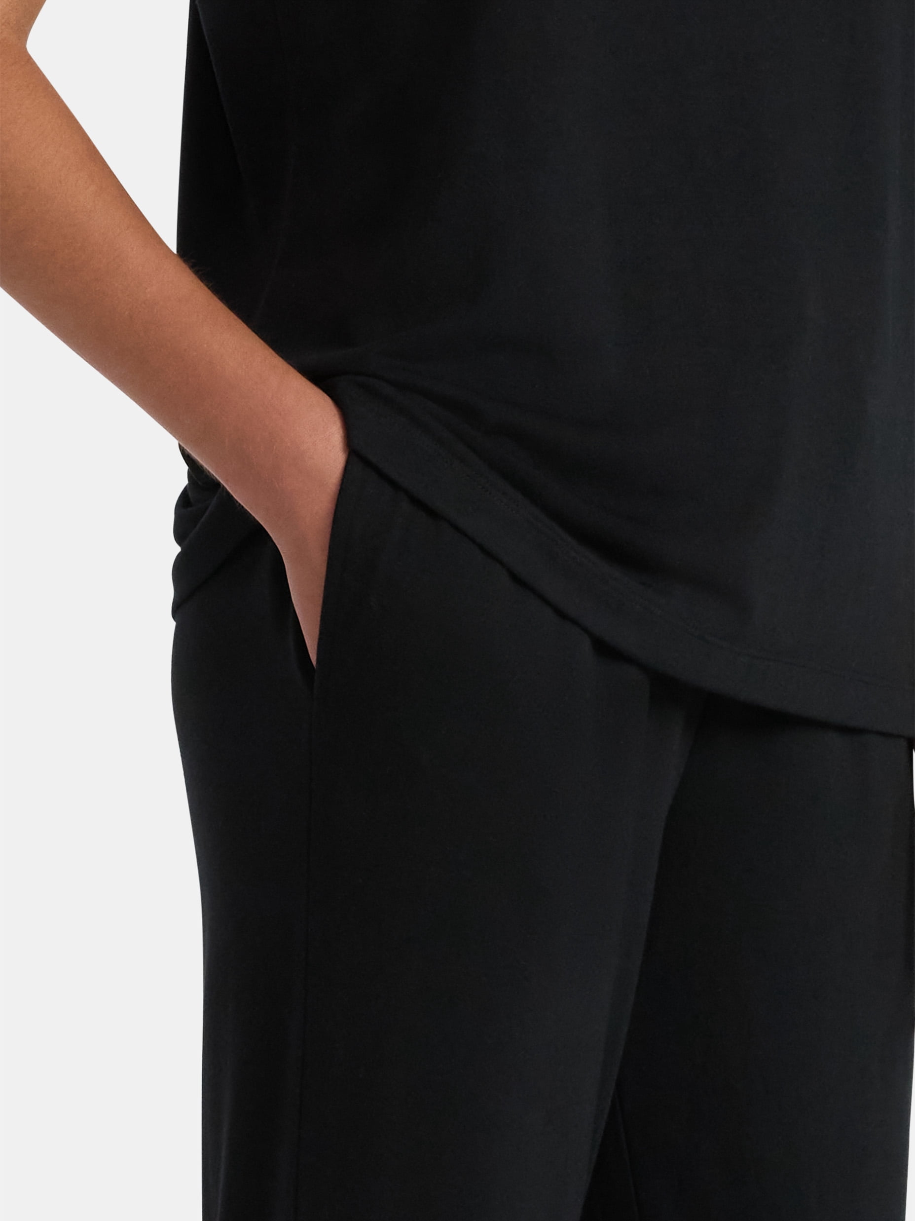 Lissome Women’s Super Soft Jersey Knit Dolman Sleep Top and Jogger Pants Pajama Set, 2-Piece, Sizes S-3X