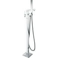 thumbnail image 2 of Anzzi Fs-Az0037 Khone Floor Mounted Tub Filler Trim - Nickel, 2 of 7