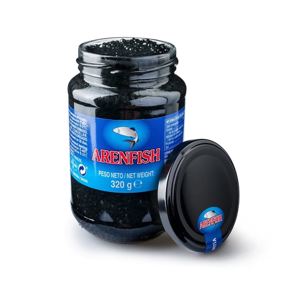 Eurocaviar - Shikran - Smoked Herring Black Caviar Pearls 11.99 oz [340 g] [Premium Caviar Alternative]