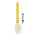 thumbnail image 2 of VBXOAE Kitchen Scraper Small Spatula Spoon Baking Bread Sandwich Butter Spreader Knife Yellow, 2 of 2