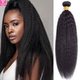 thumbnail image 5 of Extensiones de cabello humano liso y rizado ombré 12A, 100% mechones de cabello Remy virgen vietnamita Afro Yaki sin procesar, coser en tejido de cabello, 5 of 5