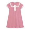 thumbnail image 4 of Girls Dresses Casual Soft Short Sleeve A Line Flowy Round Neck Comfy Lightweight Leisure Everyday Wear, 4 of 7