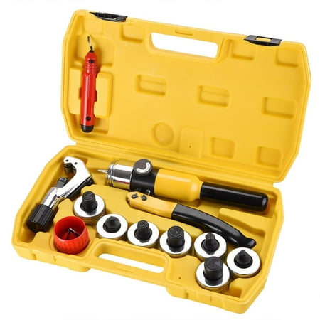 Yescom Hydraulic Tube Expander Swaging 7 Lever Expander Tools Kit HVAC Tool w/