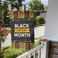 thumbnail image 3 of Black History Month Garden Flag Decoration Yard Farmhouse Double Sided Holiday Party Outdoor Camping Decor Flags 12x18in, 3 of 7