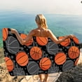 thumbnail image 6 of Guanhe Microfiber Beach Towel 30''x60'' Basketball Soccer Prints Lightweight Summer Towels for Swimming Pool(Sports Series), 6 of 8