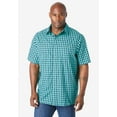 thumbnail image 5 of KingSize Men's Big & Tall Wrinkle-Resistant Short Sleeve Button Down, Printed, 5 of 5