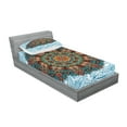 thumbnail image 2 of Ambesonne Mandala Fitted Sheet & Pillow Sham Set, Oriental Ornament, Twin, Multicolor, 2 of 2