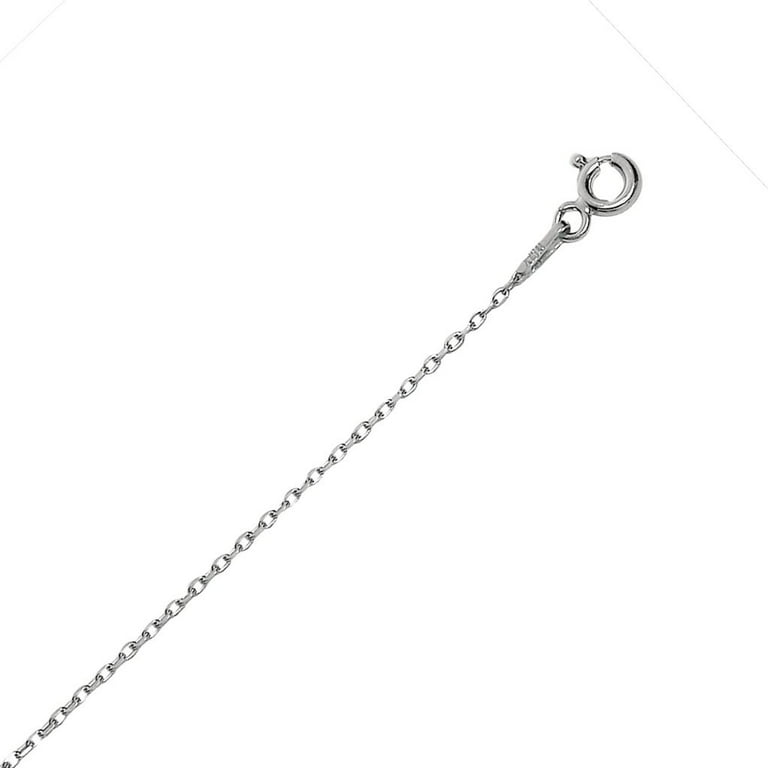 1 Foot of 1.7x2.1 mm Sterling Silver Small Flat Cable Chain