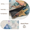 thumbnail image 2 of Seahorse Coastal Area Rug 3x5 Washable Rug Non Slip Summer Nautical Starfish Coral Beige Large Area Rug Indoor Floor Carpet for Entryway Bedroom Kitchen Living Room Home Office Dining Room Nursery, 2 of 8