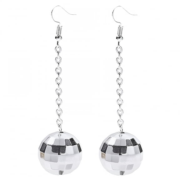 DESIGNICE Sliver Gold Disco Ball Earrings For Women Vintage Earrings Women's Accessories