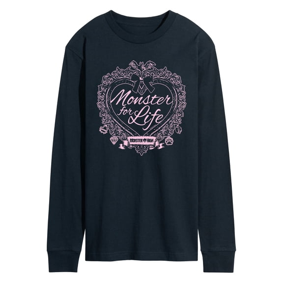 Monster High - Monster For Life Coquette - Men's Long Sleeve Graphic T-Shirt