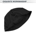 thumbnail image 4 of Sombrero de ciclismo Unique Bargains absorbente de sudor transpirable forro de casco Spandex negro 10.24"x5.51" 1 Pcs, 4 of 7