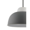 thumbnail image 5 of JONATHAN Y Simon 12" Adjustable Metal/Glass LED Pendant, Gray, 5 of 6