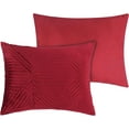 thumbnail image 5 of Barefoot Bungalow Riviera Velvet Finely Stitched Modern Quilt Set, Red, 2-Piece Twin/Twin XL, 5 of 10