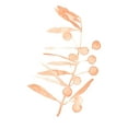 thumbnail image 2 of Scarvey, Emma 12x14 Gold Ornate Wood Framed with Double Matting Museum Art Print Titled - Blush Olive Branch III, 2 of 4