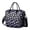 Black-10, variant on Elephant Print Insulated Lunch Bag, Large Boho Chic Lunch Tote with Mandala Patterns, Dual Compartment Vintage Cooler for Work, Picnic or Travel
