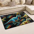 thumbnail image 6 of Ryvnso Dinosaur Area Floor Mats Large Nursery Rugs Non-Slip Carpets Doormat 36" x 24", 6 of 7