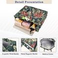 thumbnail image 3 of FORMRS Womens Corduroy Tote Bag Crossbody Shoulder Handbag with Pocket, Retro Christmas Poinsettia, 3 of 7
