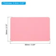 thumbnail image 2 of Unique Bargains 3.5' x 2' Blank Paper Business Cards, 90 Pack Small Index Flash Cards Words Message Note Card, Pink, 2 of 7