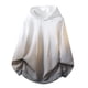 thumbnail image 1 of pstuiky camisas de manga larga para hombre, Blusa informal y moderna de color liso con capucha y botones de manga larga para hombre top de hombre m, 1 of 3